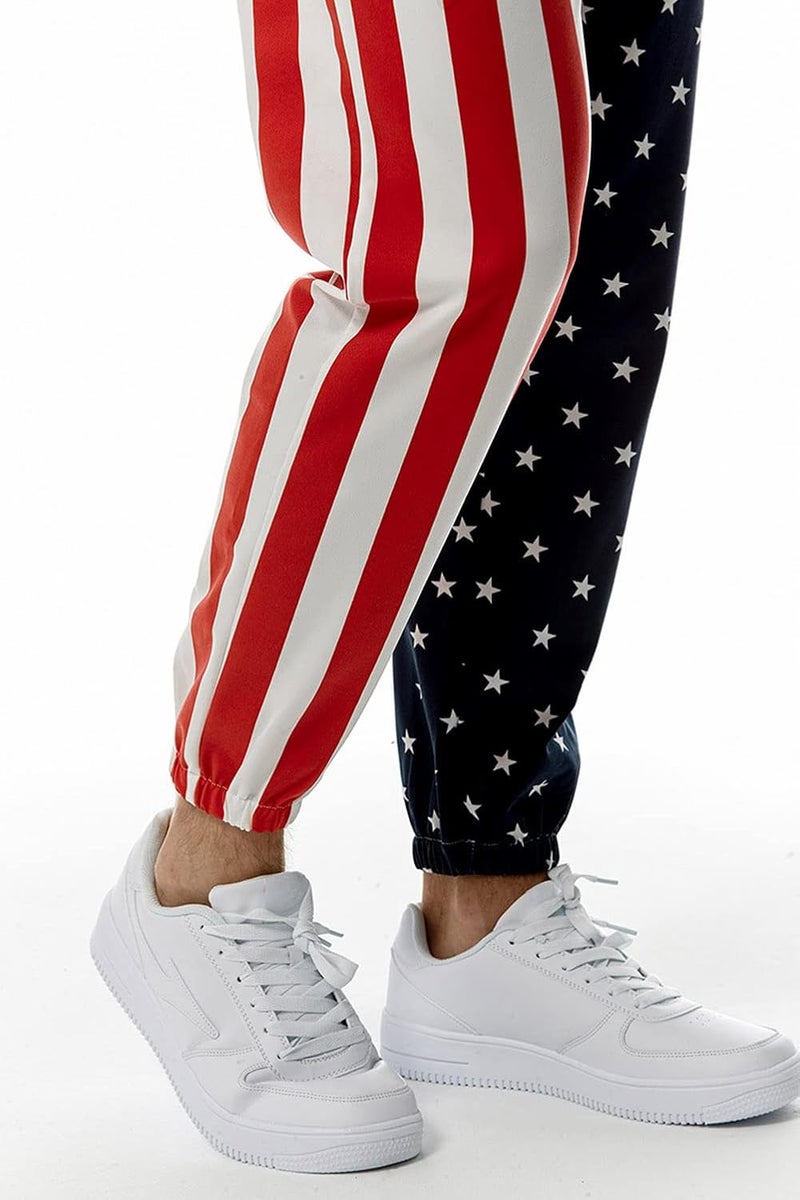 GRAJTCIN American Flag Pants Unisex USA Patriotic Joggers Pants Casual Sport Sweatpants Baggy Pants - Image 5